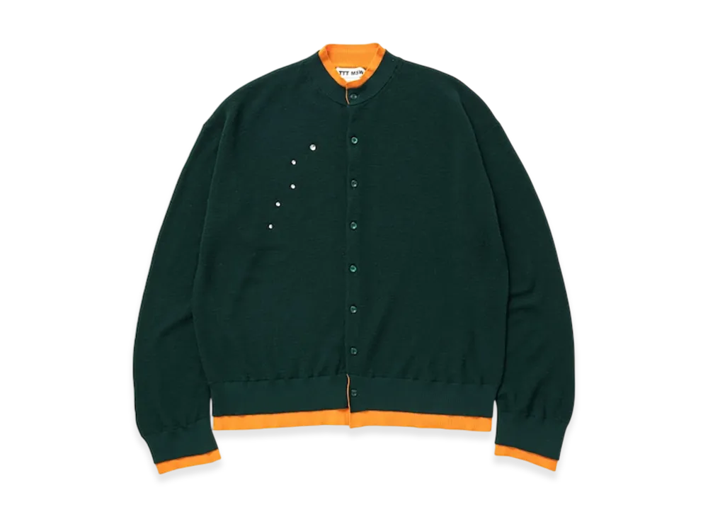 TTTMSW Layered Knit Cardigan "Green"