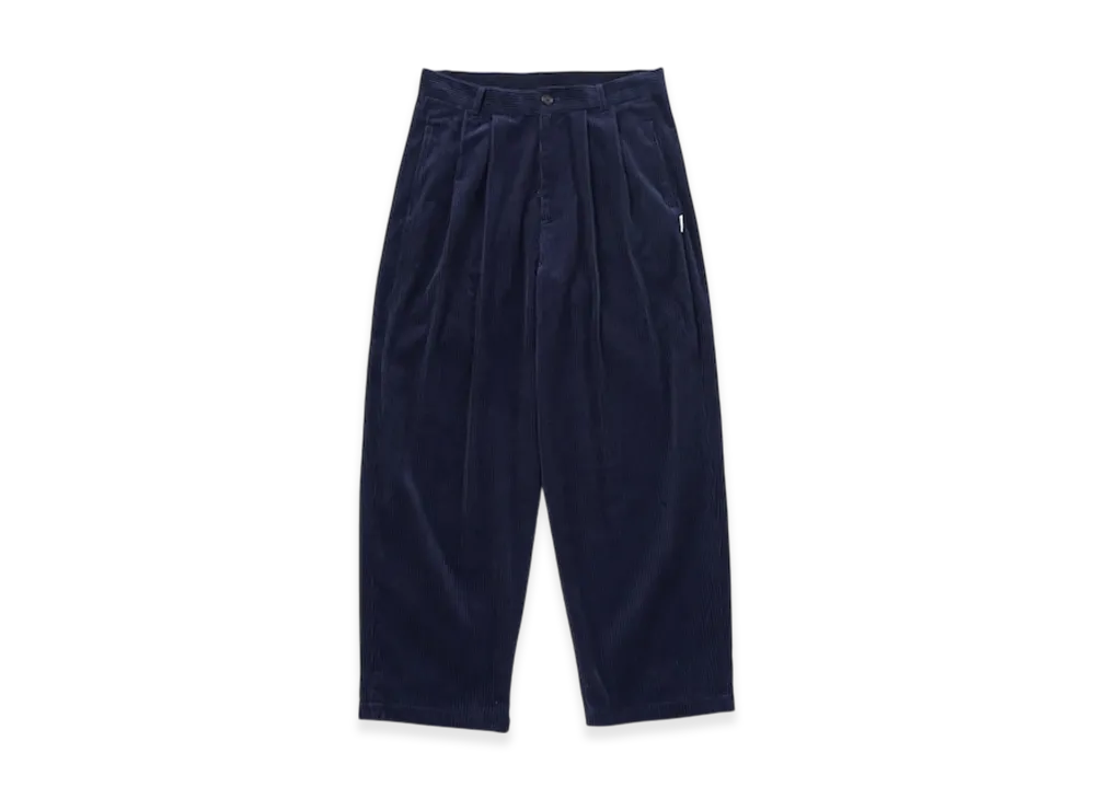 TTTMSW Corduroy 2 Tuck Pants "Navy"