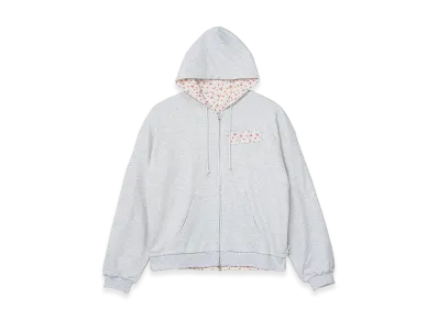 TTTMSW Fruits reversible zip up hoodie "Grey"