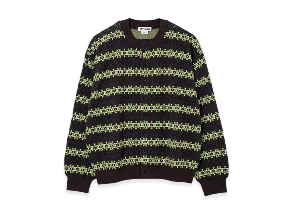 TTTMSW Crew Neck Cardigan "Brown"