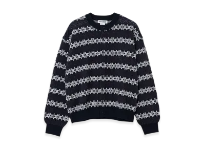 TTTMSW Crew Neck Cardigan "Navy"