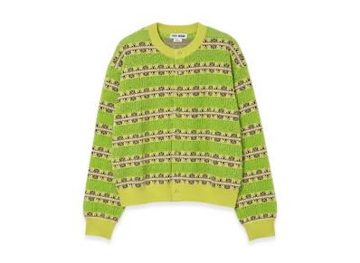 TTTMSW Crew Neck Cardigan "Lime"