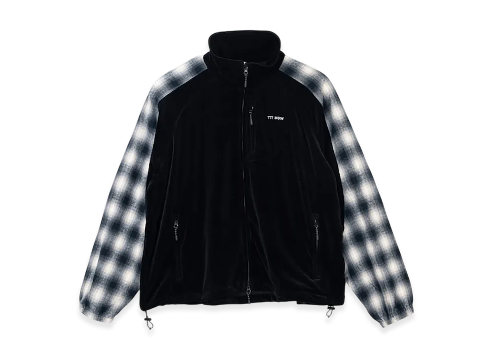 TTTMSW Velours Track Jacket "Black"