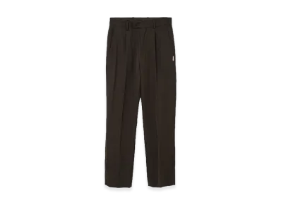 TTTMSW Wool straight slacks "Khaki"