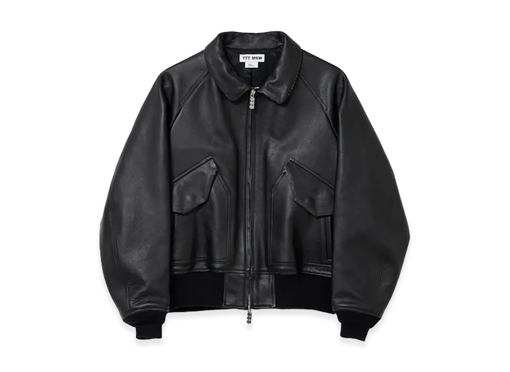 TTTMSW Leather jacket "Black"