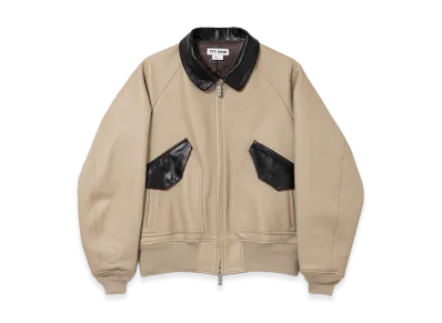 TTTMSW Leather jacket "Sand"