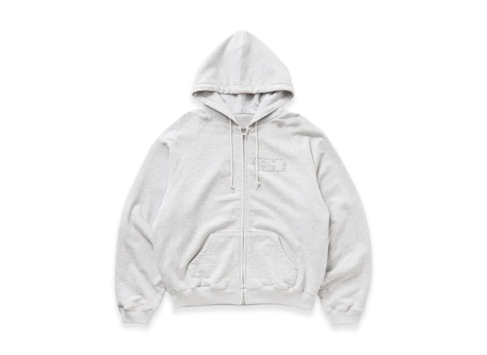 TTTMSW Fade damage zip up hoodie "Ash"