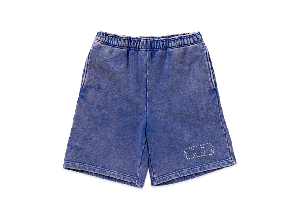 TTTMSW Fade damage half pants "Blue"