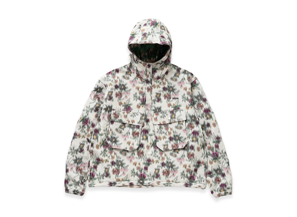 TTTMSW Flower Jacquard Anorak Hoodie "White"
