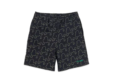 TTTMSW Dog Embroidery Half Pants "Charcoal Grey"