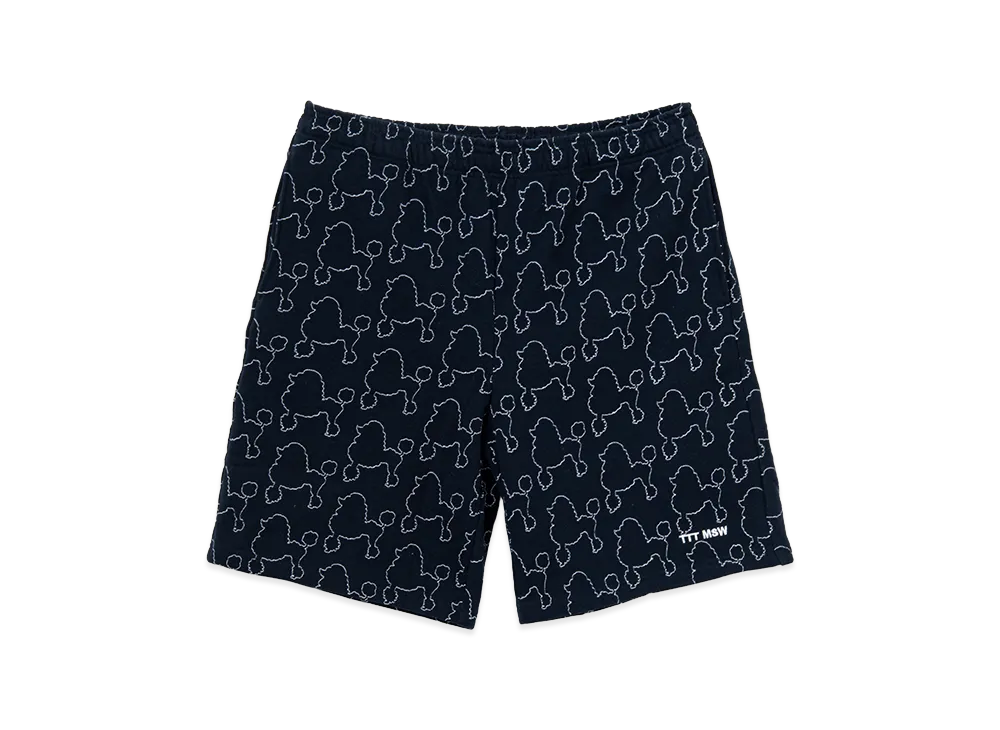 TTTMSW Dog Embroidery Half Pants "Navy"
