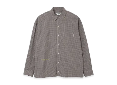 TTTMSW Regular Collar Shirt "Brown Gingham"
