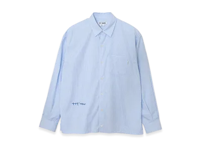 TTTMSW Regular Collar Shirt "White Stripe"