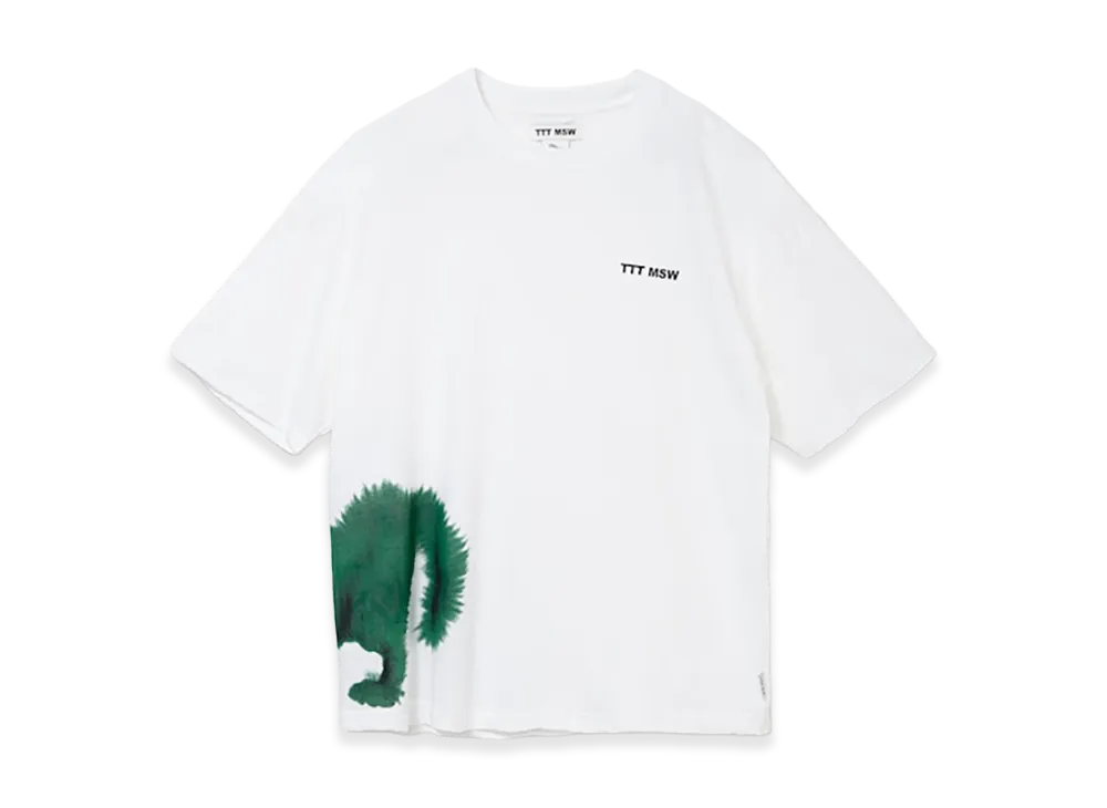 TTTMSW Green dog T-shirt "White"