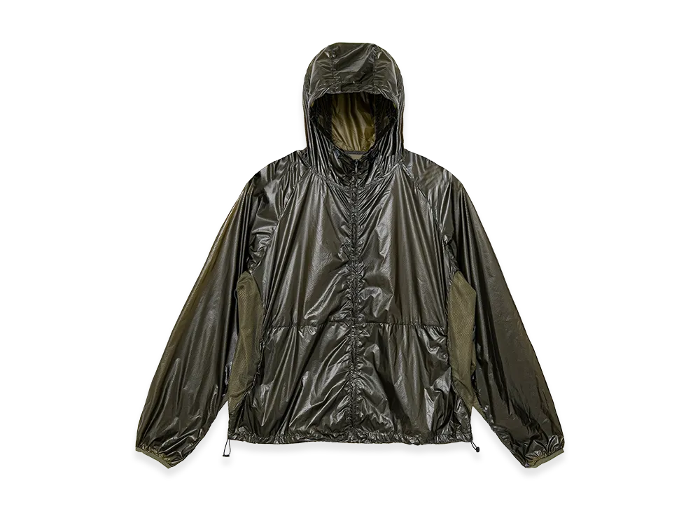 TTT MSW T Sports Sheer Nylon Hooded Jacket "Khaki"
