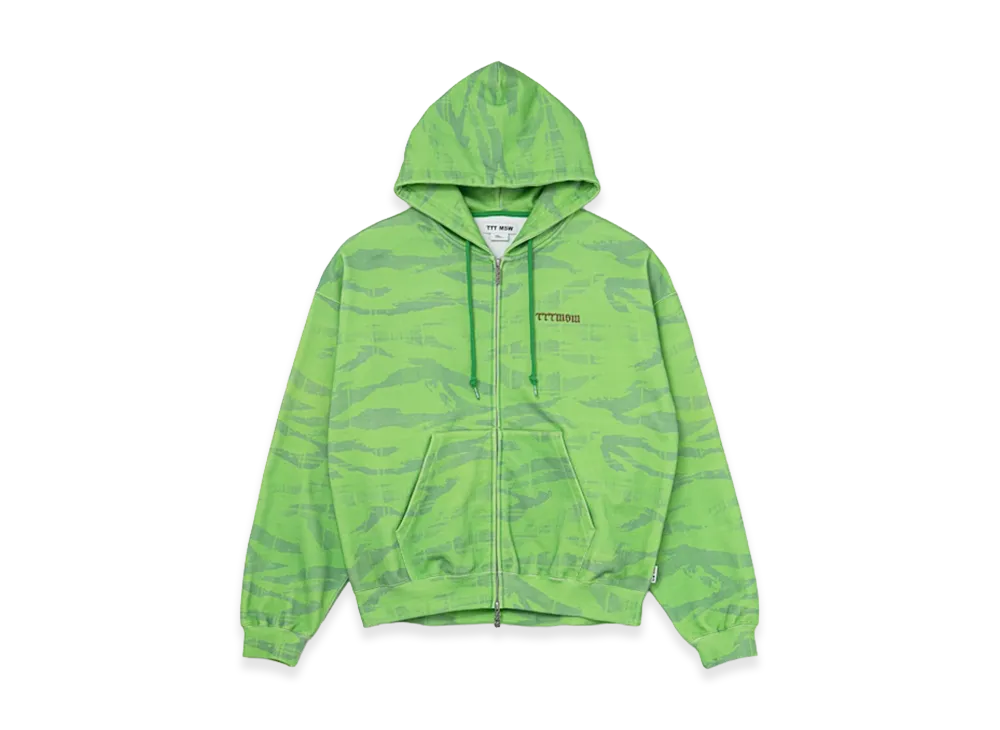 TTT MSW Camo Zip Up Hoodie 