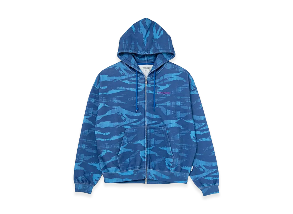 TTT MSW Camo Zip Up Hoodi "Blue"