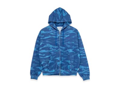 TTT MSW Camo Zip Up Hoodi "Blue"