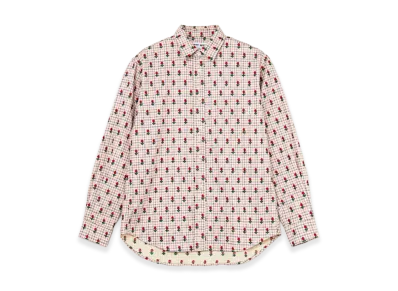 TTT MSW Rose Embroidery Shirt "Purple Check"
