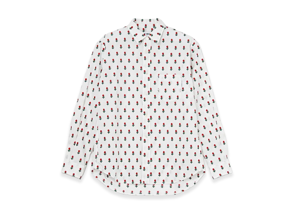 TTT MSW Rose Embroidery Shirt "White"