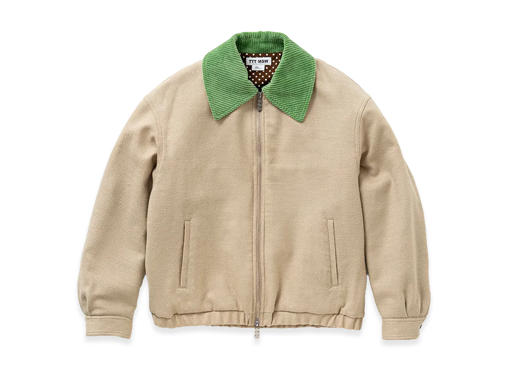 TTT MSW Big Collar Work Jacket "Beige"