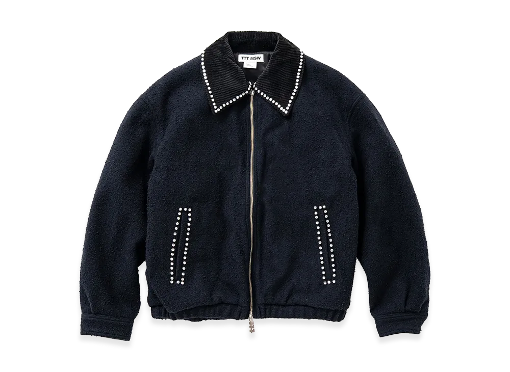 TTT MSW Big Collar Work Jacket W/ Bijou "Black"