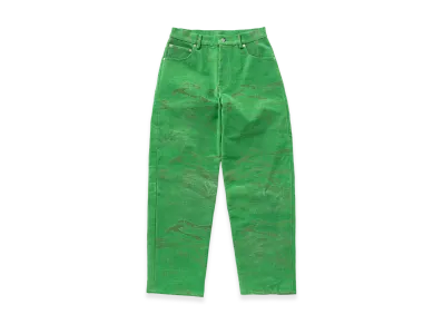 TTT MSW Flocky Denim Pants "Green"