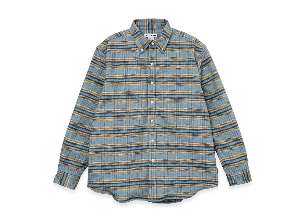 TTT MSW Wire Check Shirt "Light Blue"