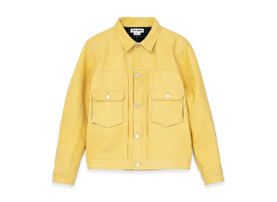TTT MSW Leather Tracker Jacket "Yellow"