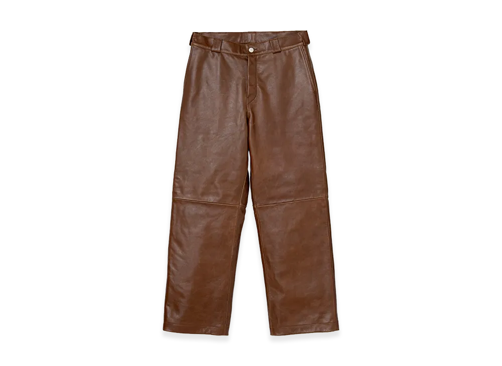 TTT MSW Leather Pants "Brown"