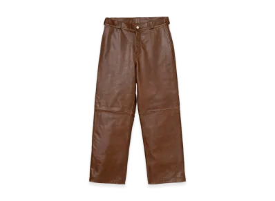 TTT MSW Leather Pants "Brown"