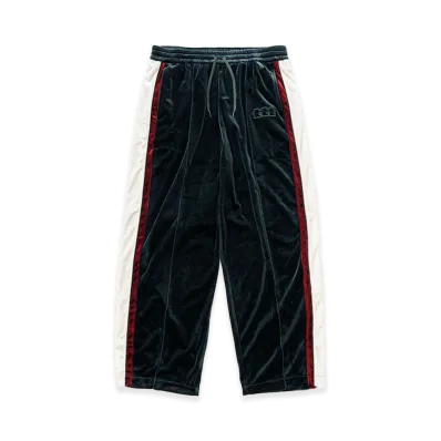TTT MSW Velours Track Pants "Green"
