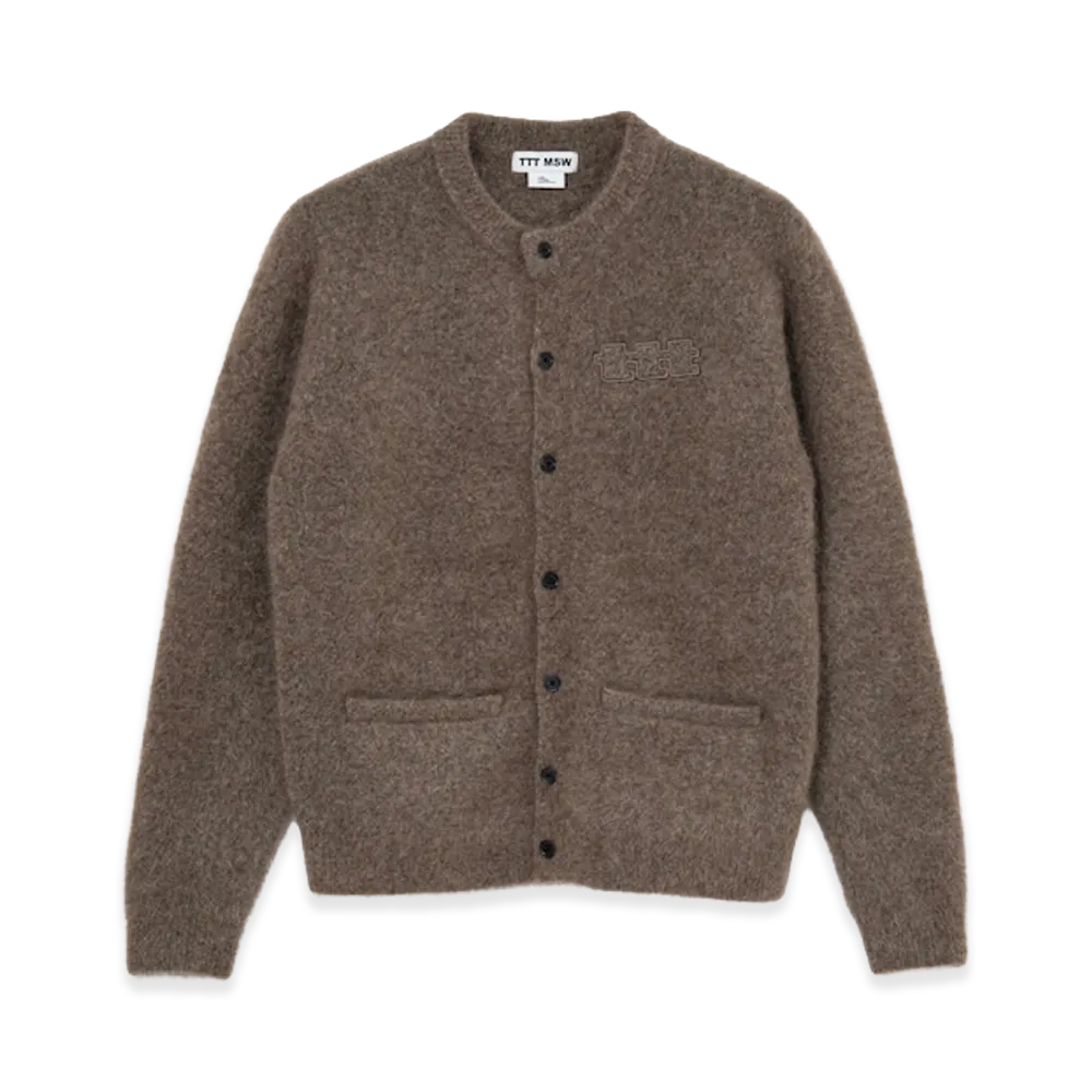 TTT MSW Mohair Knit Cardigan "Mocha"