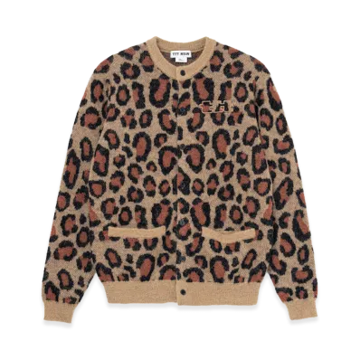 TTT MSW Leopard Knit Cardigan "Brown"