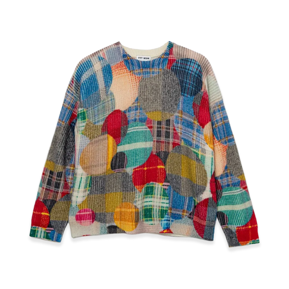 TTT MSW Crazy Pattern Pullover Knit "Mulch"
