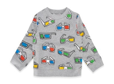 STELLA McCARTNEY Kids Felpa "Grigiomedmelmult"