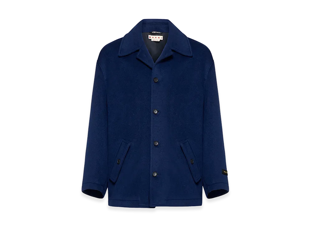MARNI Wool Blend Coat "Blue"