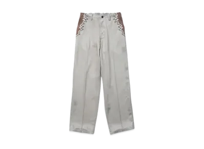 TOGA VIRILIS Embroidery Western Pants "Beige" TV241-FF323