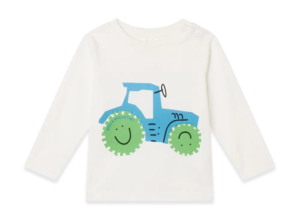 STELLA McCARTNEY Kids Long Sleeve T-Shirts "White"