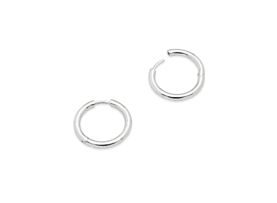 TOMWOOD Classic Hoop Medium "Silver"