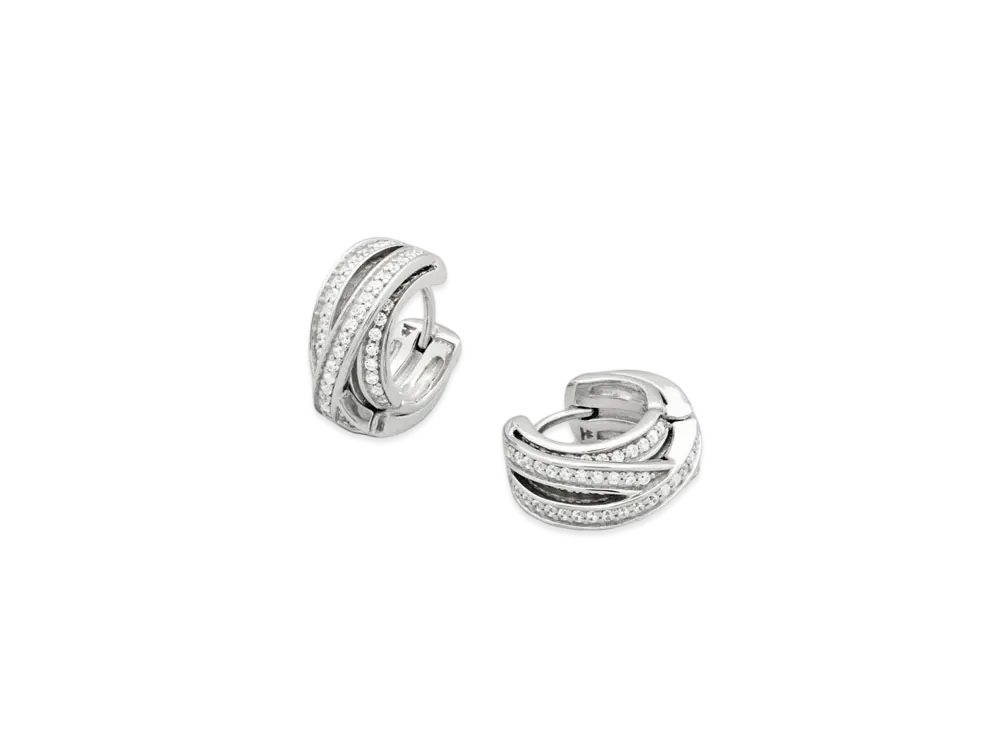 TOMWOOD Orb Huggies "Silver"