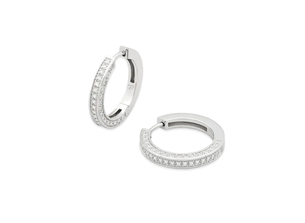 TOMWOOD Nova Hoops Medium "Silver"