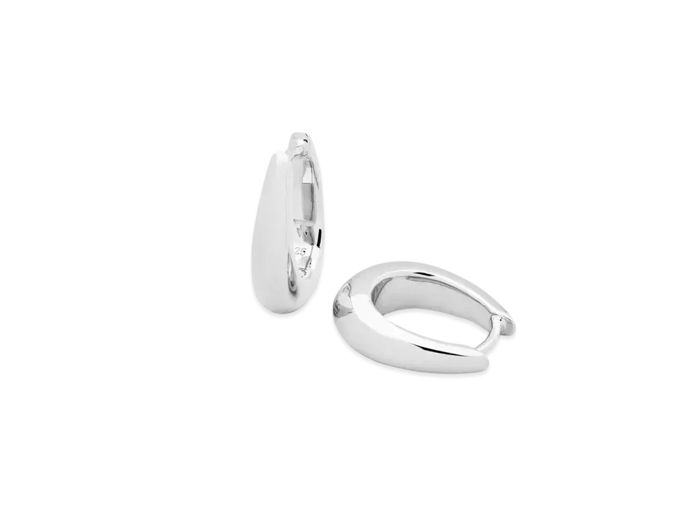TOMWOOD Liz Hoops "Silver"