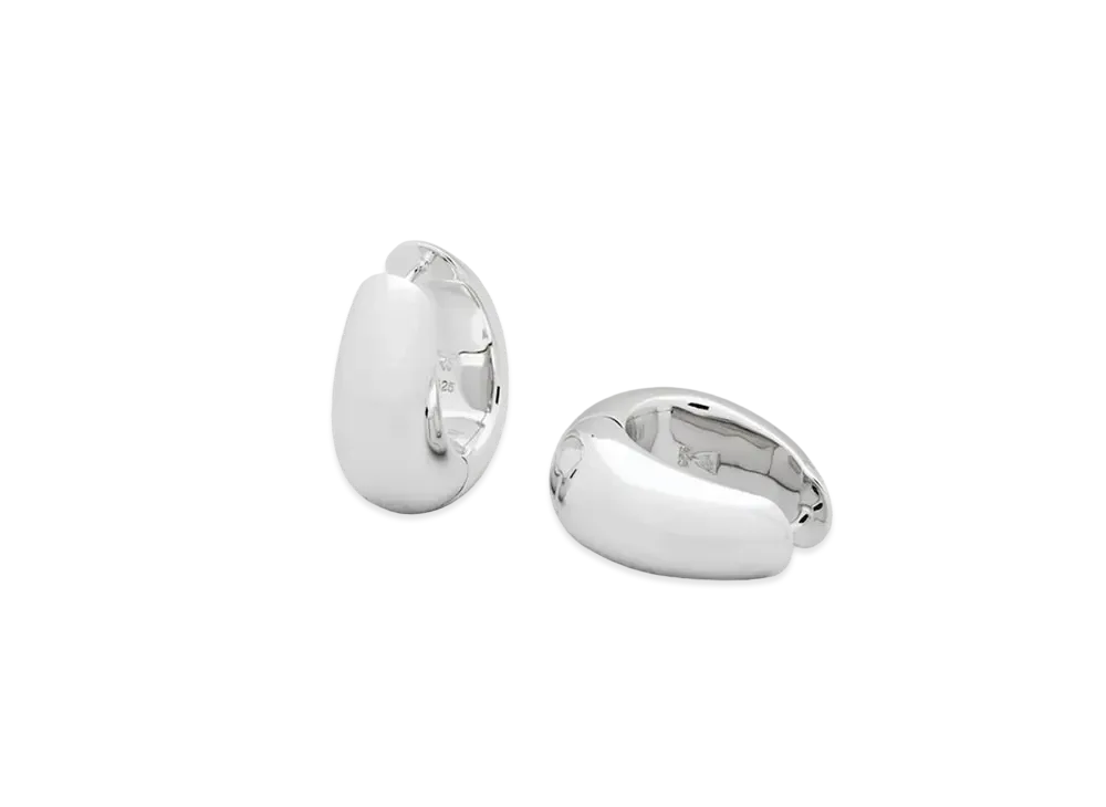 TOMWOOD Ice Hoop Medium "Silver"