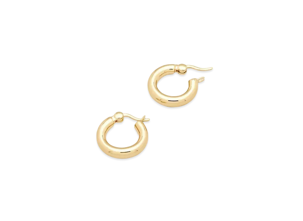 TOMWOOD Classic Hoops Thick Small "Gold"