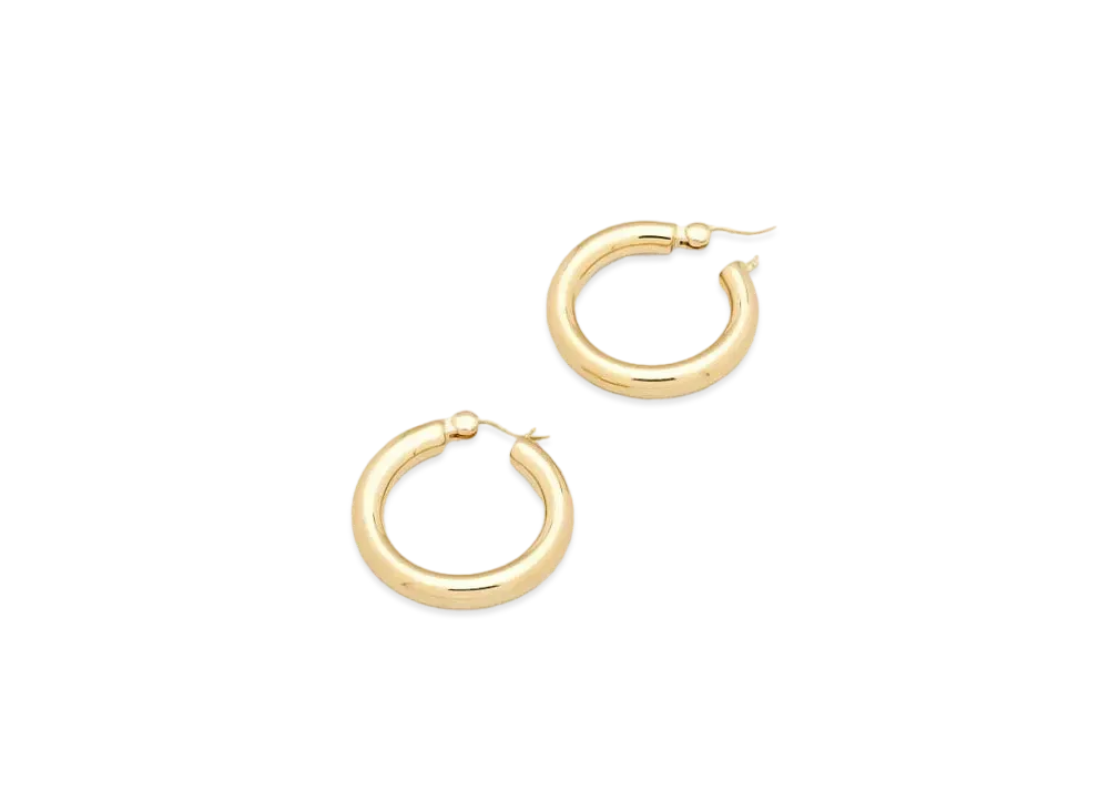 TOMWOOD Classic Hoops Thick Medium "Gold"