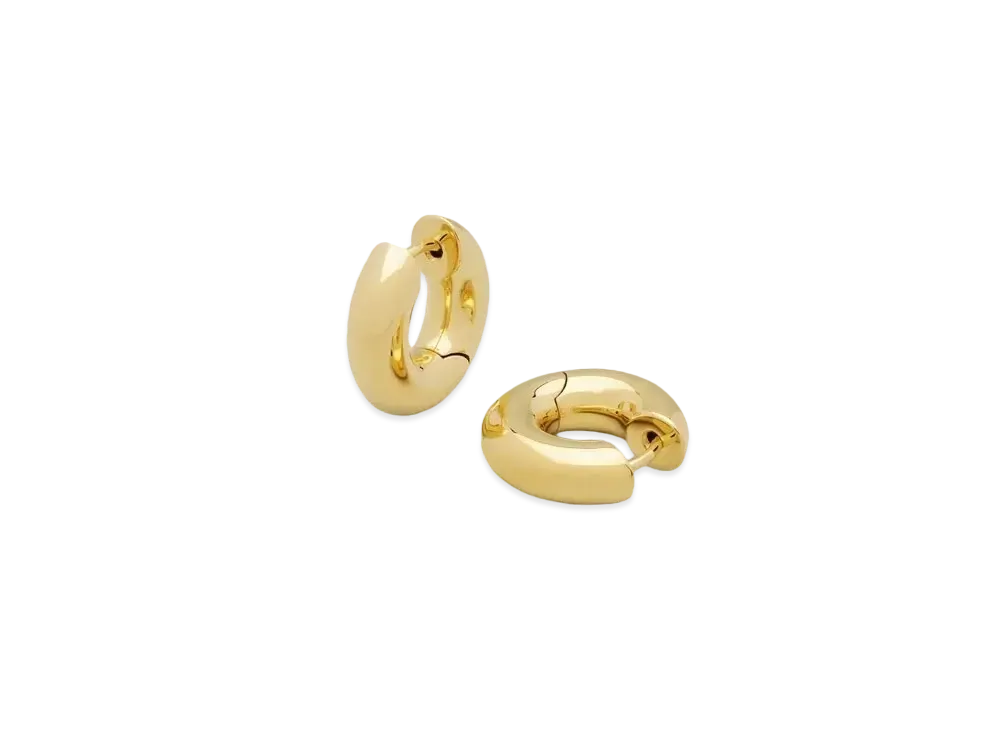 TOMWOOD Chunky Hoops Small "Gold"