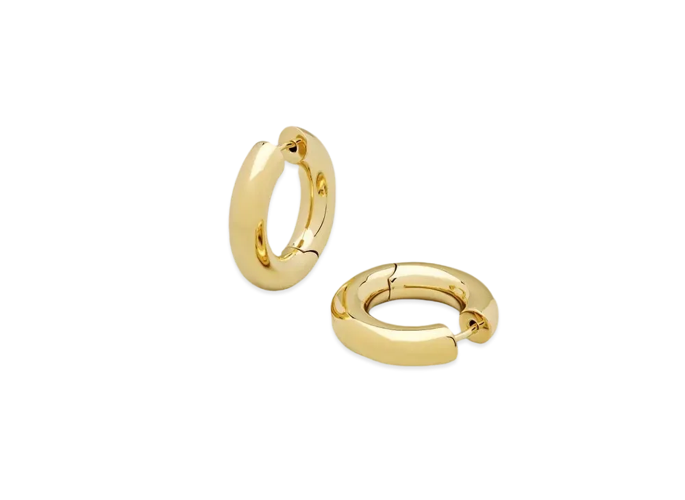 TOMWOOD Chunky Hoops Medium "Gold"