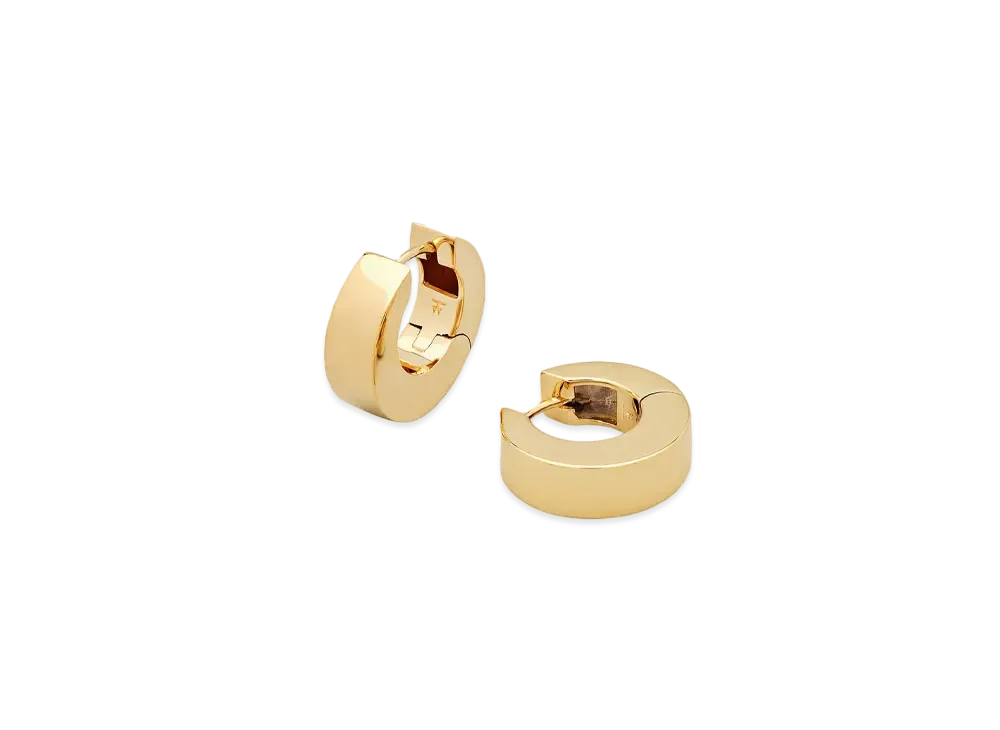 TOMWOOD Arch Hoops Small "Polished Gold"