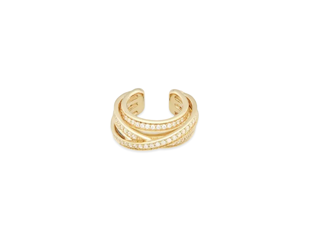 TOMWOOD Orb Ear Cuff "Gold"